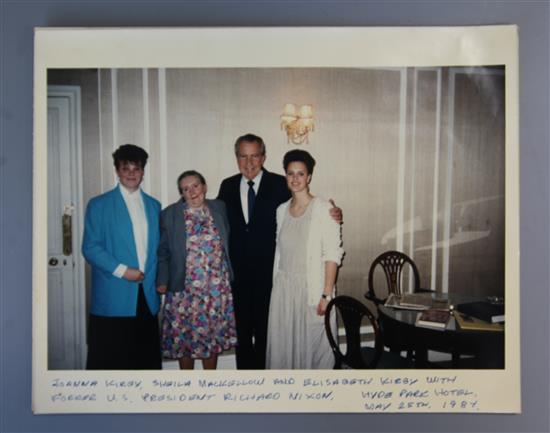 In August 1974. Miss Sheila MacKellow, late of Beacon Gardens, Crowborough, East Sussex, wrote to Richard Nixon, following his resignat